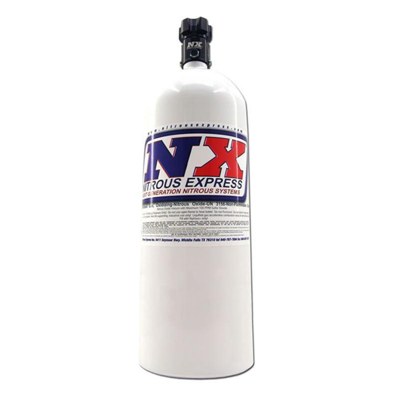 Nitrous Express Nitrous Express 15lb Bottle w/Lightning 500 Valve (6.89 Dia x 26.69 Tall) - BoltMotorsports